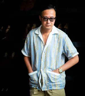Towel Shirt Made-to-Order Blue&Yellow